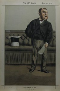 Caricature of George Cavendish Bentinck