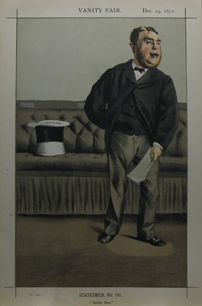 Caricature of George Cavendish Bentinck