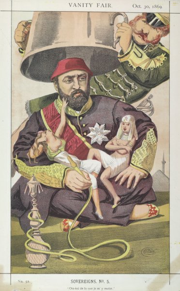 Sovereigns No.50 Caricature of Sultan Abdul Aziz of Turkey