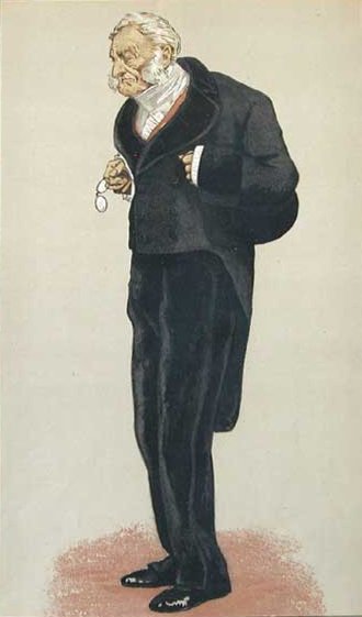 Caricature of William Bathurst, 5th Earl Bathurst