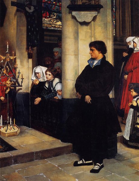 During the Service (or Martin Luther's Doubts)