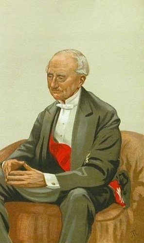 Caricature of Admiral Sir Hastings Reginald Yelverton