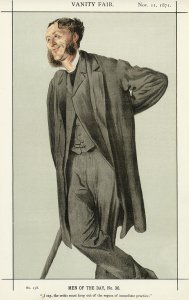 Caricature of Matthew Arnold