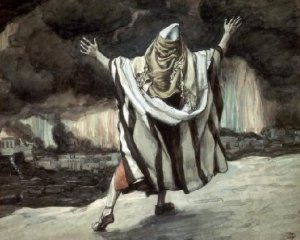 Abraham Sees Sodom in Flames