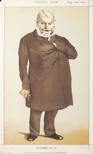 Statesmen No.910 Caricature of Mr John Locke M.P.