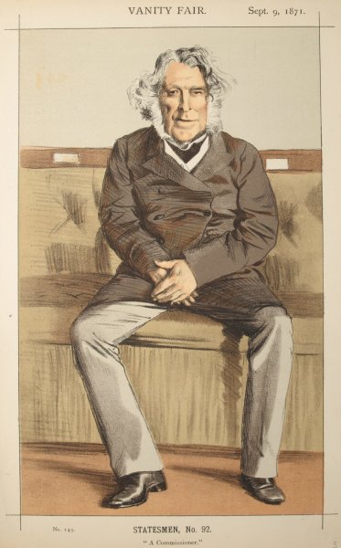 Statesmen No.920 Caricature of the Rt Hon Russell Gurney