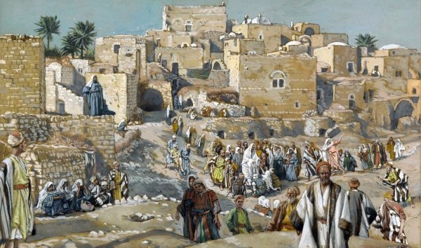 He Went Through the Villages on the Way to Jerusalem