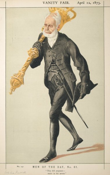 Men of the Day No.610 Caricature of Lt Col Lord Charles James Fox Russell