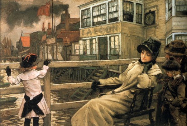 Waiting For The Ferry 1878