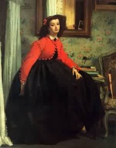 Portrait of Mlle L L